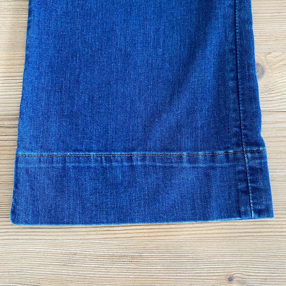 LOFT Dark Blue Flare Jeans size 14/32 - Picture 3 of 6